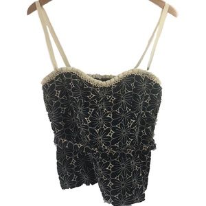 Nanette Lepore Sweet N' Creamy bustier - size 8